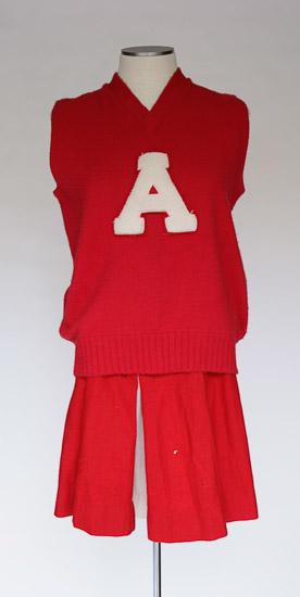 Red Cheerleader Outfit $20