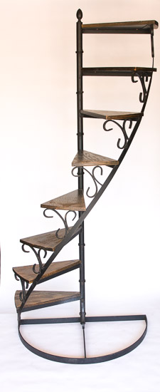 6' Tall Spiral Staircase Stand - $50