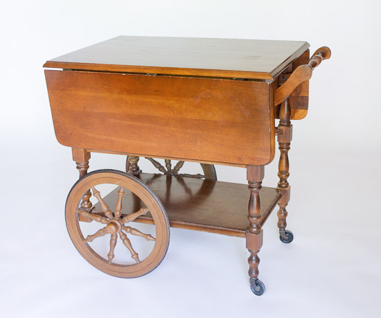 Wooden Cart with Tray  $25