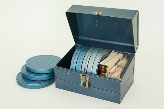 8mm Reel Box with Cases (no reels) - $7