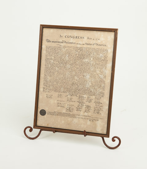 Framed Declaration of Independence 13
