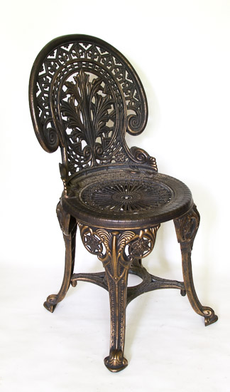 Plastic Ornate Chair $15