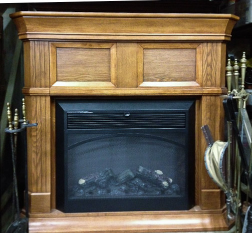 Wooden Fireplace with Insert   $65