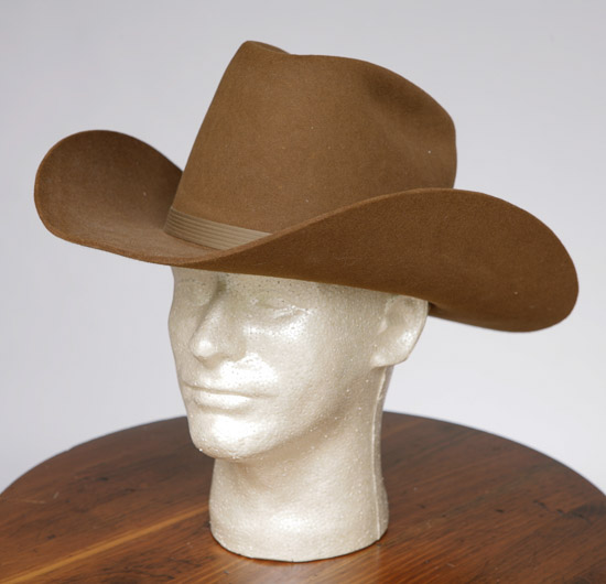 Brown Cowboy Hat $4
