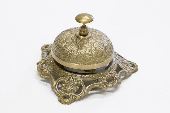 Ornate Brass Bell $10