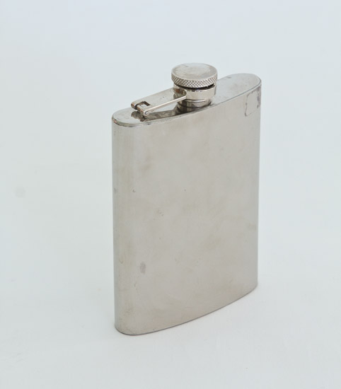 Silver Flask no top $2