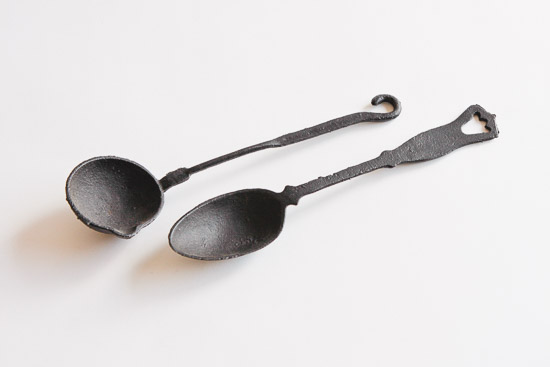 Iron Spoon and Ladle $5