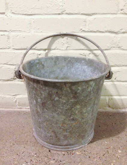 Galvanized Bucket $10