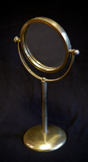 Brass Vanity Mirror $15