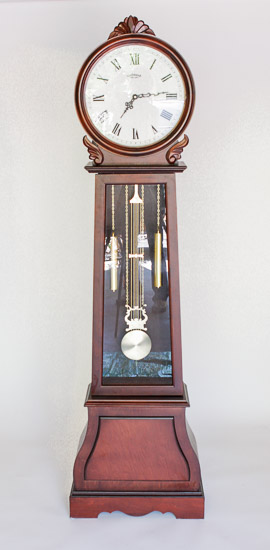 6' Grandmother Clock with Round Face $50