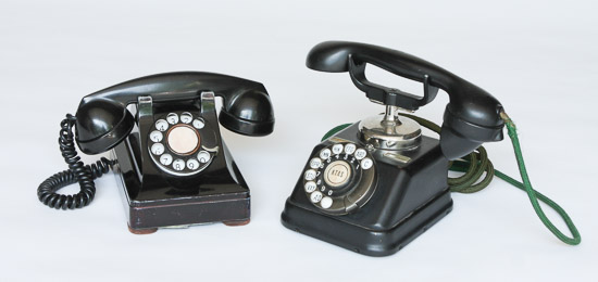 1950s Black Rotary Phones $25 each