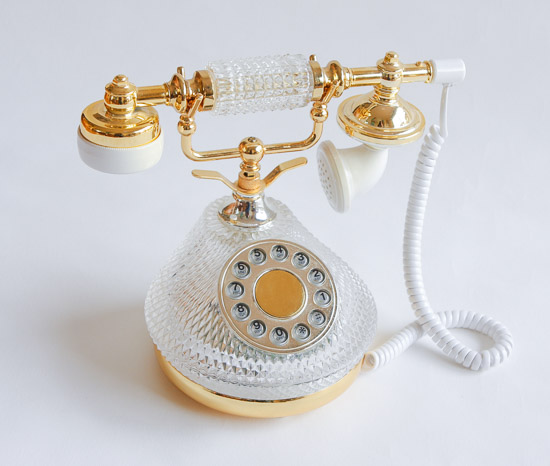 Crystal French Style Telephone $35