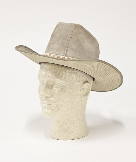 Beige Suede Cowboy Hat $5